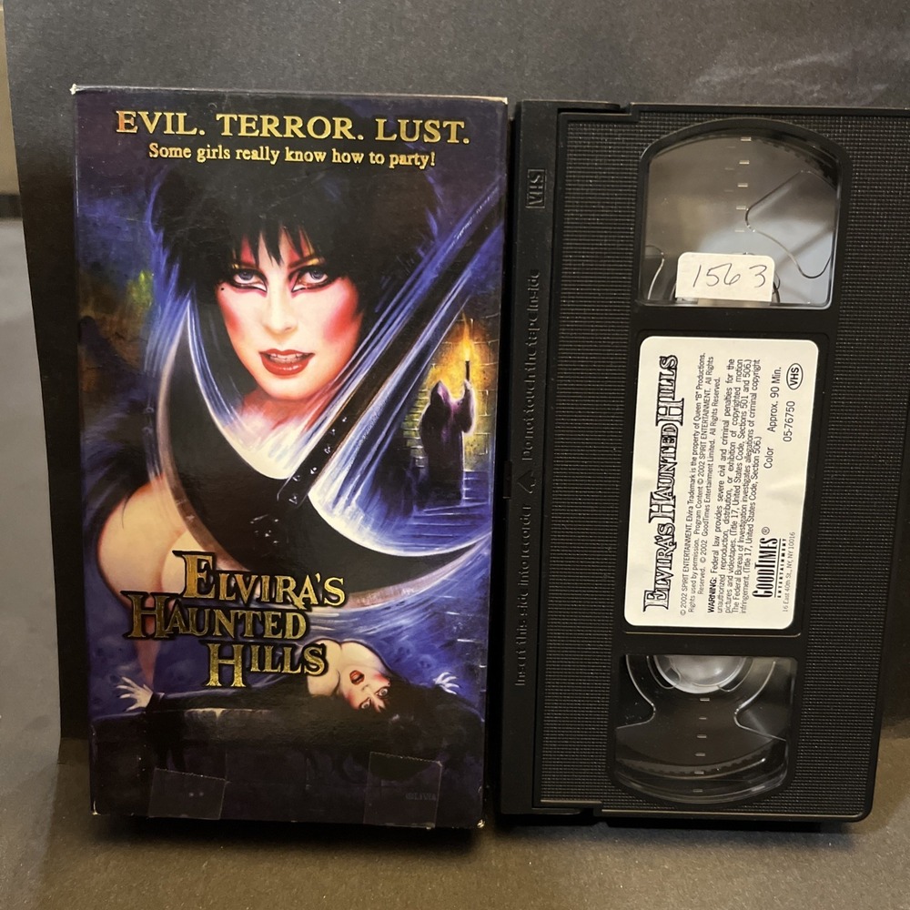 Elvira's Haunted Hills (VHS, 2002)‎